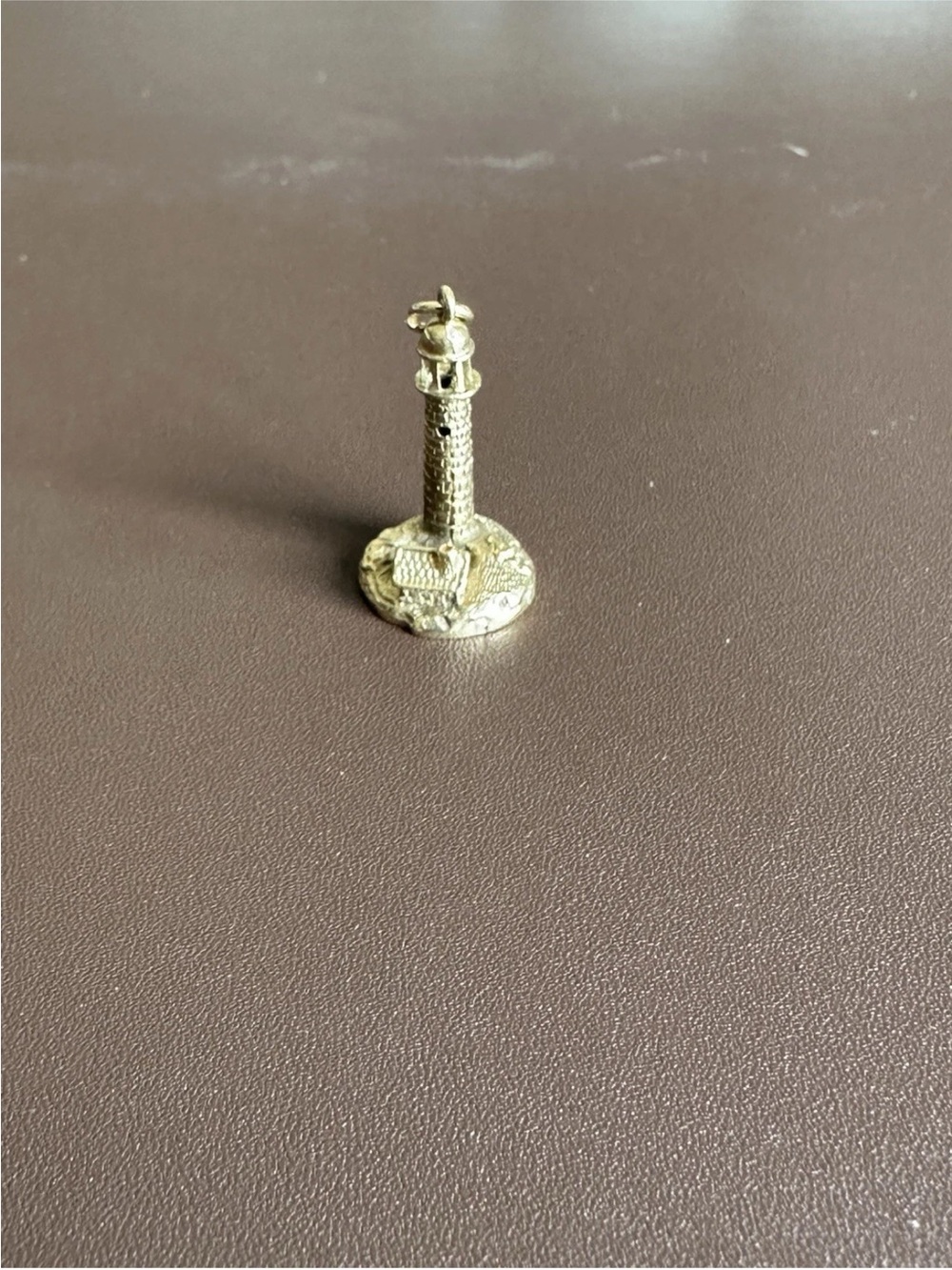 9k Gold 375 Lighthouse Charm Yellow Gold